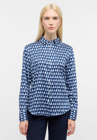 Bluse Satingewebe Langarm