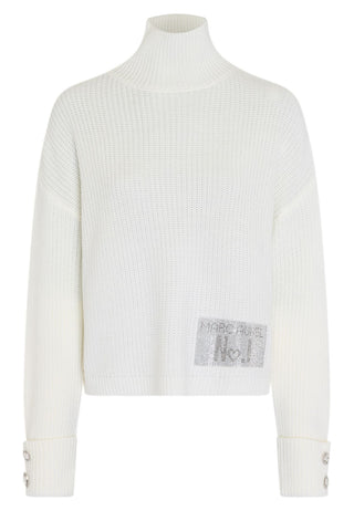 Pullover mit Strass Applikation