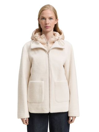 Hybrid Jacke mit Stepp-Einsatz