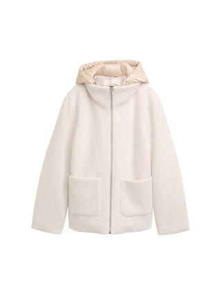 Hybrid Jacke mit Stepp-Einsatz