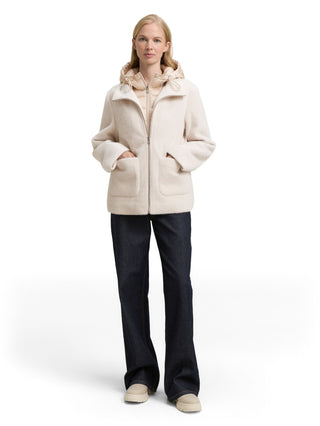 Hybrid Jacke mit Stepp-Einsatz