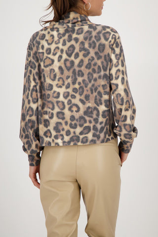 Sweatshirt, cinnamon gemustert