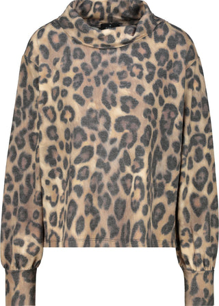 Sweatshirt, cinnamon gemustert