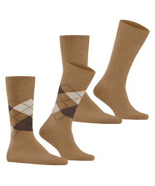 Burlington Everyday Argyle Mix 2-Pack Herren