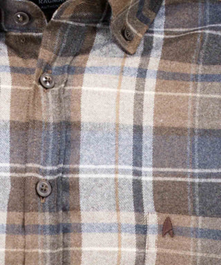 Karo-Hemd Ceramica, Button-down-Kragen