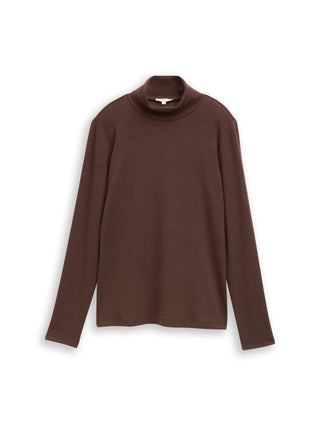 Langarmshirt mit Rollkragen
