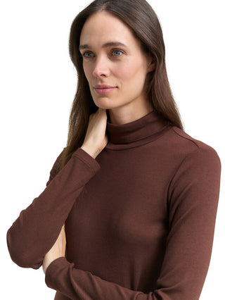 Langarmshirt mit Rollkragen
