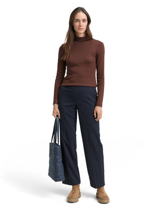 Langarmshirt mit Rollkragen