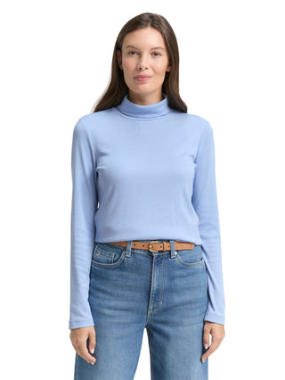 Langarmshirt mit Rollkragen