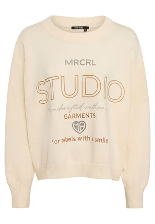 Pullover mit Logo Stickerei