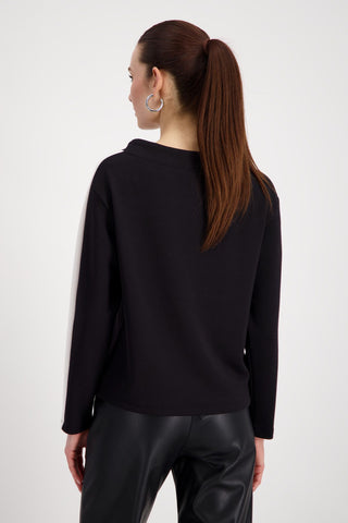 Sweatshirt, schwarz