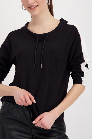 Sweatshirt, schwarz