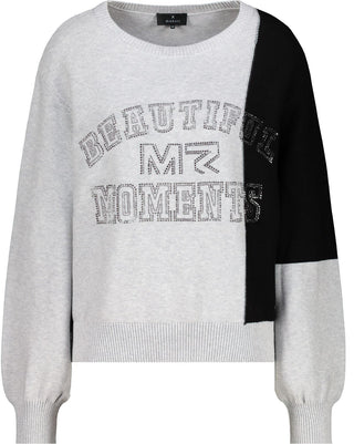 Pullover, ash grey melange