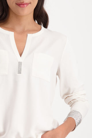 Bluse, almond