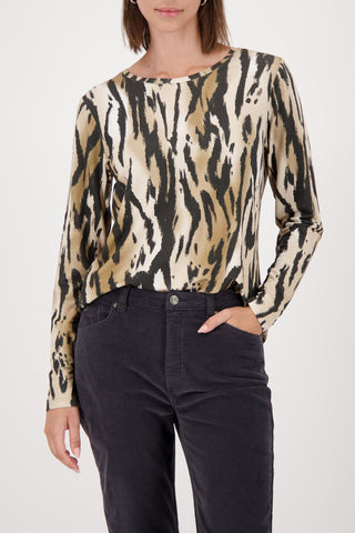 Pullover, whisky gemustert