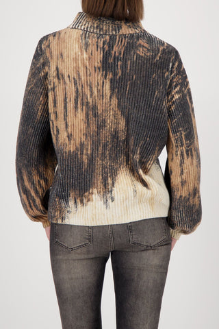 Pullover, whisky gemustert