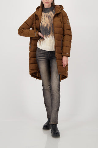 Pullover, whisky gemustert