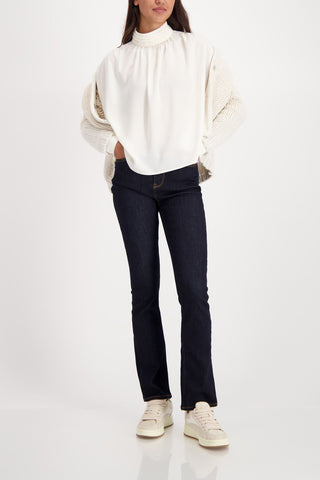 Bluse, almond