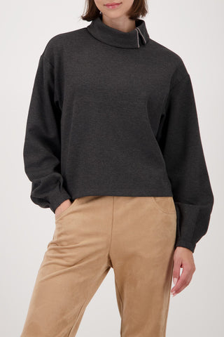 Sweatshirt, anthra melange