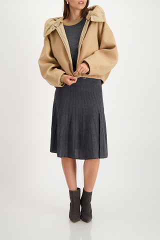 Jacke, cognac