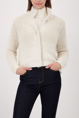 Strickjacke, almond