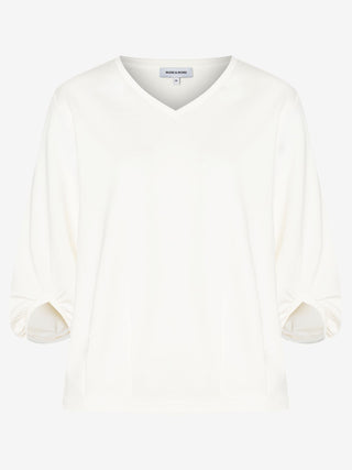 Sweatshirt mit V-Ausschnitt