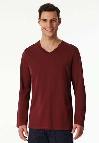 Langarmshirt V-Ausschnitt