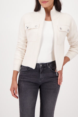Strickjacke, almond