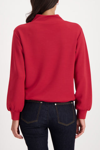 Sweatshirt, chimney red