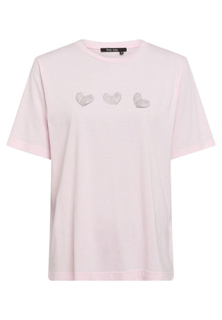 T-Shirt mit Herz Print