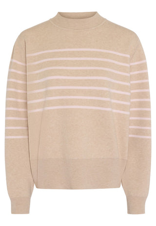 Pullover mit plazierten Ringeln