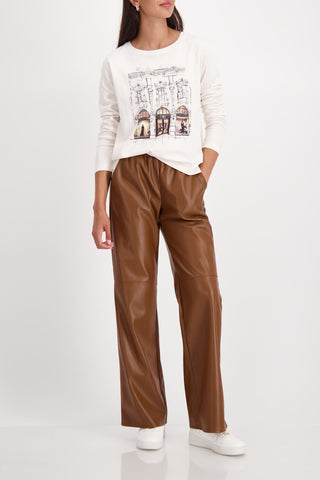 Pullover, almond