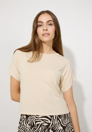 Kurzer Feinstrick-Pullover