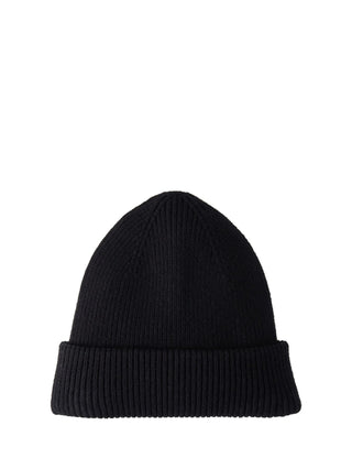 Beanie Mütze aus Rippstrick