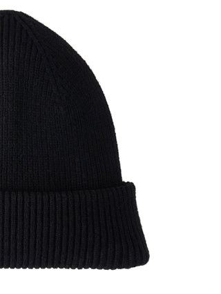 Beanie Mütze aus Rippstrick