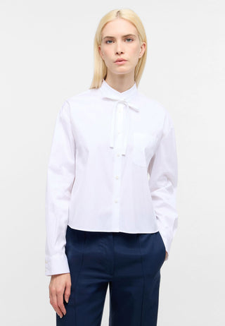 Signature Shirt Bluse Popeline Langarm