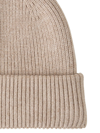 Beanie Mütze aus Rippstrick