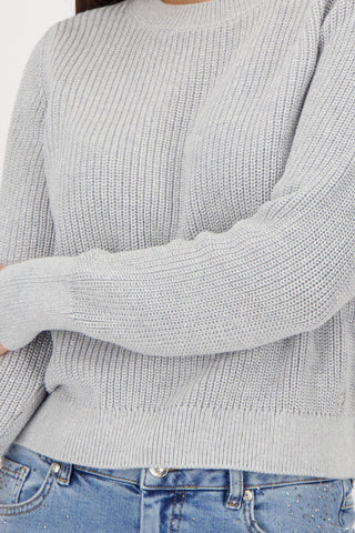 Pullover, ash grey melange