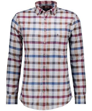 Karo-Hemd Ceramica, Button-down-Kragen
