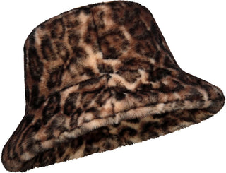 Hut, brownie gemustert