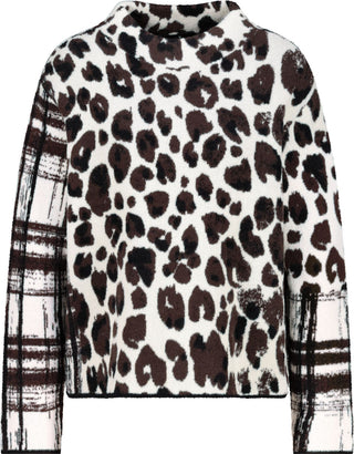 Pullover, schwarz gemustert