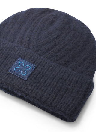 Gestrickte Mütze aus weicher Wollmischung mit Zopfstrickmuster