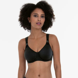 Komfort Buegel BH, black
