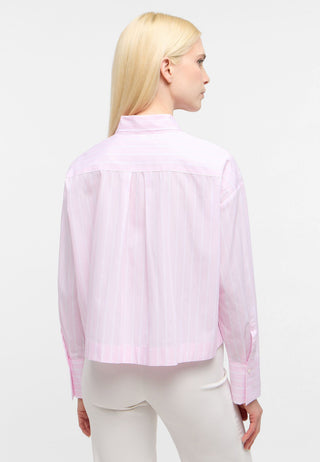 Bluse Popeline Langarm