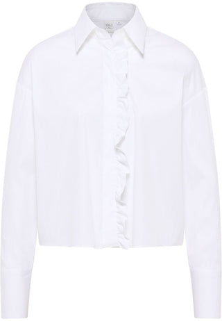 Signature Shirt Bluse Popeline Langarm