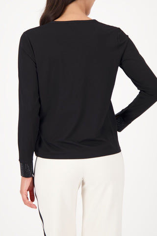 Bluse, schwarz