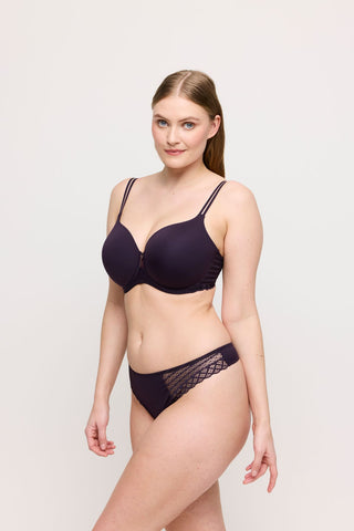 EAST END amethyst Unterlegter BH Herzform