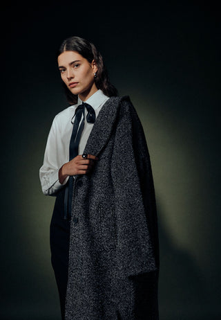 Signature Shirt Bluse Stretch Langarm