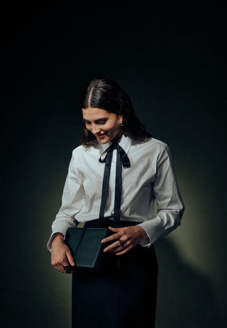 Signature Shirt Bluse Stretch Langarm