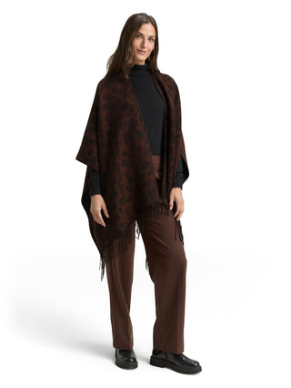 Cape mit Leo-Print